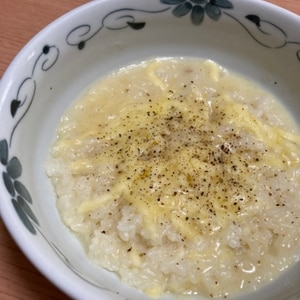 体に優しい味噌とチーズのリゾット